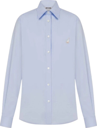 Moschino Dame Bluser & Skjorter Blå XS, Moschino Dame Bluser & Skjorter Blå XS,