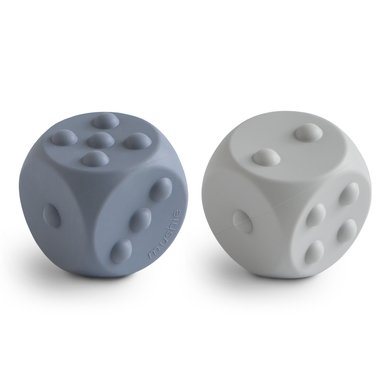 mushie Klemmeleker terninger 2 deler Tradewinds/ Stone
