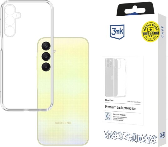 3Mk Clear Deksel Til Samsung Galaxy A25 5G - Gjennomsiktig