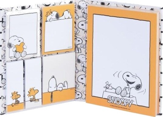 Snoopy Klistrelapphefte A6 Lazy Days