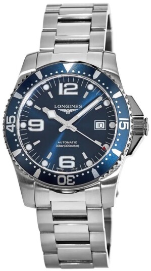 Longines Herreklokke L3.742.4.96.6 Hydroconquest Blå/Stål Ø41 mm