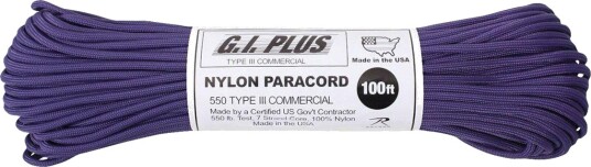 Rothco Paracord Nylon 30m Lilla