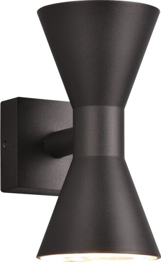 Trio Lighting Ardas Vegglampe 2L GU10 matt svart