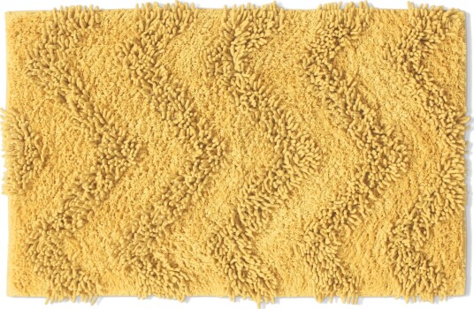 Baderomsmatte Tressa gul Størrelse: 70 x 120 cm Baderomsmatte Tressa gul Størrelse: 70 x 120 cm