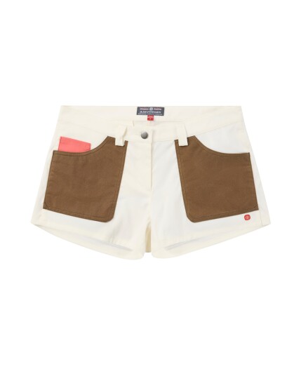 Amundsen Sports 3incher Field Shorts dame Offwhite L