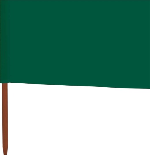 vidaXL Vindskjerm 9 paneler stoff 1200x120 cm grønn