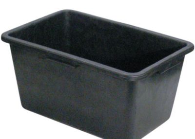 Murerbalje Firkant 65 L Sort - Lxbxh: 73-43-29 Cm