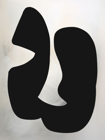 Plakat Abstrakt Svart Form