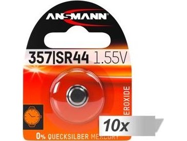 Ansmann SR44 batteri 10 stk Ansmann SR44 batteri 10 stk
