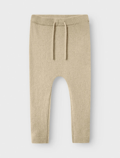 Lil"Atelier Nmnnalio Wool Knit Pant Lil Beige 98