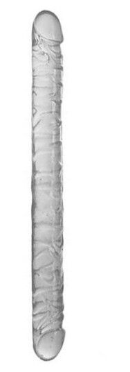 Realistic Double Dildo Clear 45 cm