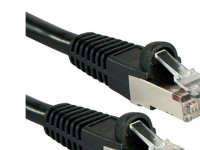 Lindy Cat6a 2m S/FTP Nettverkskabel med RJ-45, Svart