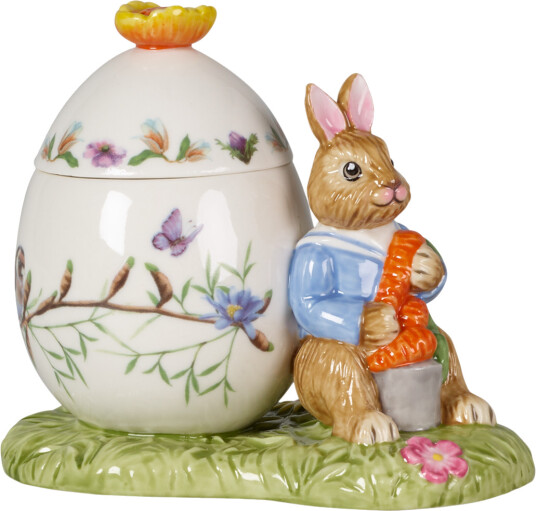 Villeroy & Boch Bunny Tales påskeegg Max med gulrot 11 cm