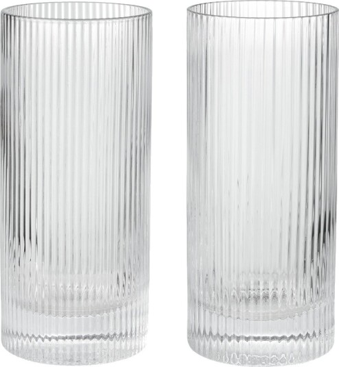 Ripple higballglass 16 cm 2 pk klar