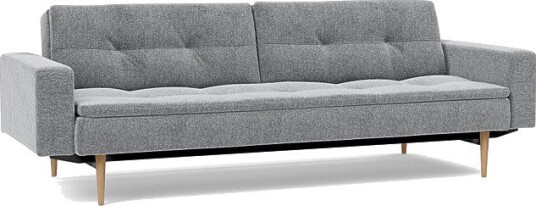 Sovesofa Dublexo med Armlener & Lys Styletto ben B 2014007