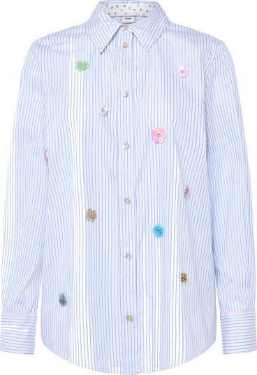 Nümph Nulili Sequins Shirt Blue 36