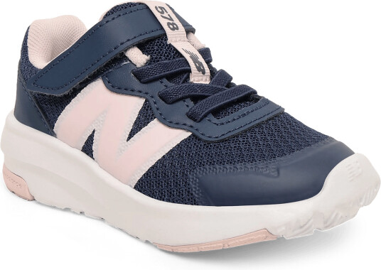 New Balance New Balance Freshfoam 578 Kids Bungee Lace With Top Strap Navy 27.5