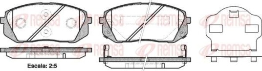 Bremseklosser REMSA 1302.02