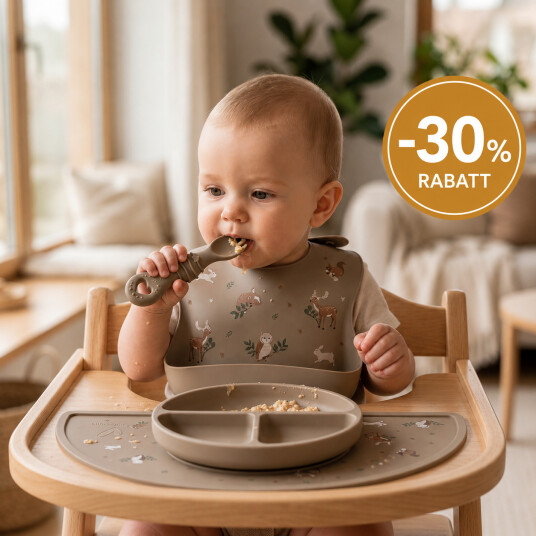 Babysteps Silikonmatte Animals Garden Sand Babysteps Silikonmatte Animals Garden Sand