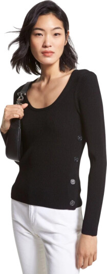 Michael Kors Dame Strikkevarer Svart S,