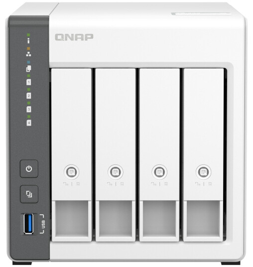 QNAP TS-433 4-Bay NAS med ARM Cortex-A55 2.0 GHz, 4 GB RAM QNAP TS-433 4-Bay NAS med ARM Cortex-A55 2.0 GHz, 4 GB RAM
