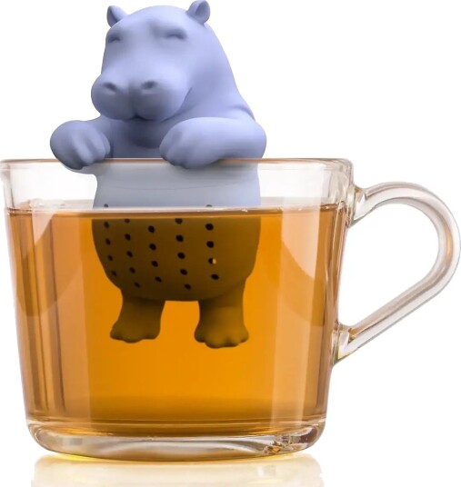 Winkee Tefilter   Hippo Tea Infuser   Grey   H6CM
