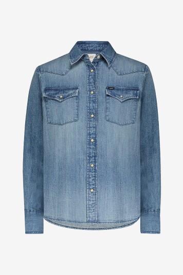 Lee - Denimskjorte Regular Western Shirt - Blå
