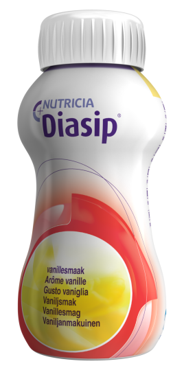 Diasip Fullverdig næringsdrikk med lav glykemisk indeks GI Vanilje 4x200 ml Diasip Fullverdig næringsdrikk med lav glykemisk indeks GI Vanilje 4x200 ml
