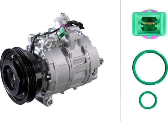 HELLA 8FK 366 200-831 AC-kompressor HELLA 8FK 366 200-831 AC-kompressor