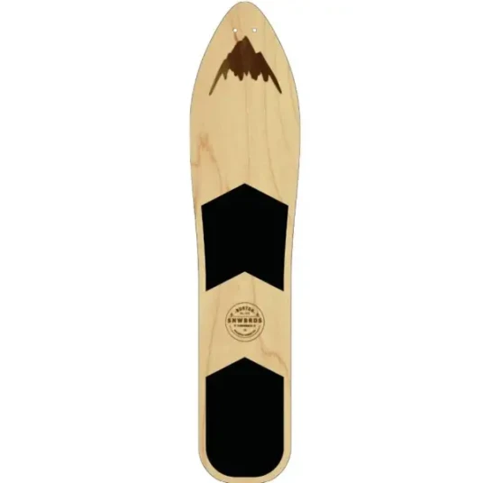 Burton Snowsurf - The Throwback 100 Grønn Female L Burton Snowsurf - The Throwback 100 Grønn Female L
