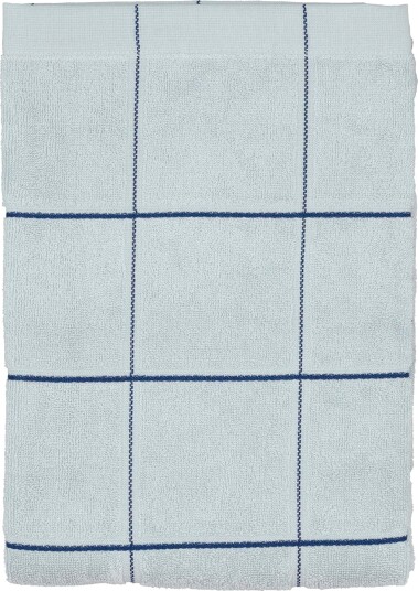 Södahl Økologisk håndkle   100% økologisk bomull   Badehåndkle 70x140 cm   Södahl Vista   Blått rutet