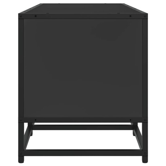 TV-benk svart 100x35x41 cm konstruert tre og metall 8721102838934