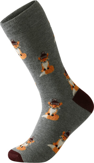 Lindbergh Animal Bamboo Sock Grey 40 47