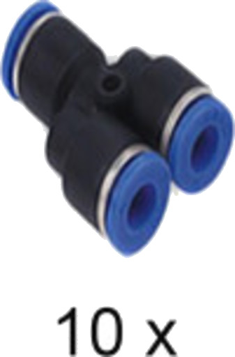 Innstikks Y kobling 3x12 mm. Hunn/Hunn/Hunn. Pakke med 10 stk. Innstikks Y kobling 3x12 mm. Hunn/Hunn/Hunn. Pakke med 10 stk.