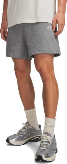 Under Armour Men"s UA Rival Fleece Shorts Castlerock Light Heather XL