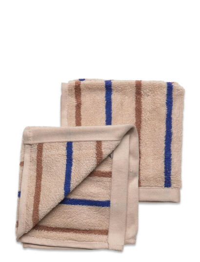 OYOY Living Design Raita Wash Cloth - Pack Of 2 - Multi/patterned - 30X30CM OYOY Living Design Raita Wash Cloth - Pack Of 2 - Multi/patterned - 30X30CM
