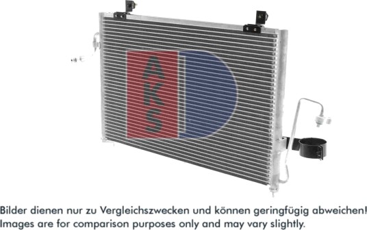 Kondensator, klimaanlegg AKS DASIS 512006N