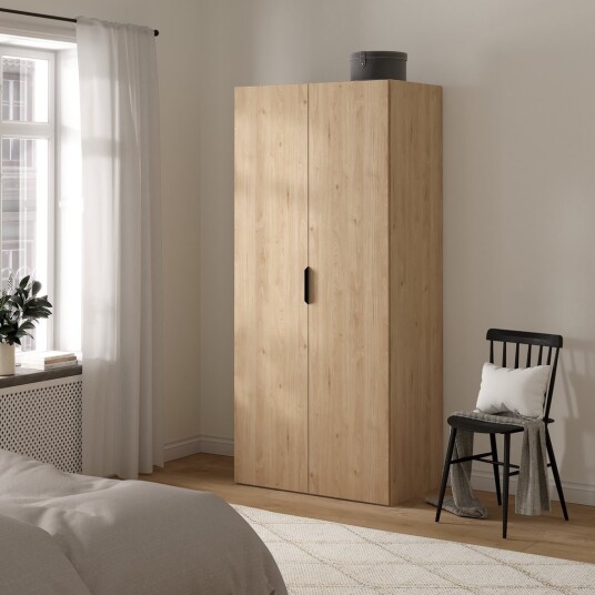 LIND NEST GARDEROBESKAP 100X220X60CM EIK
