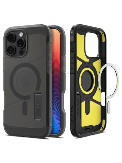 Spigen Tough Armor MagSafe Frost Black Mobildeksel for iPhone 16 Pro Max