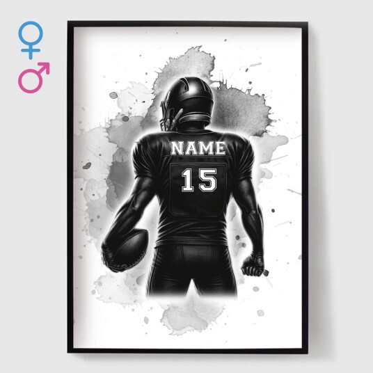 Plakat Amerikansk Fotballspiller