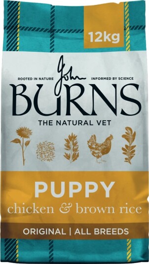 Burns Tørrfôr Puppy Original & Ris Kylling 2 X 12 kg