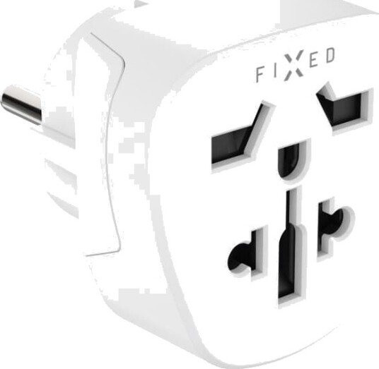 Fixed Verdensadapter for EU - Kompakt Reiseadapter med 3750W Kapasitet