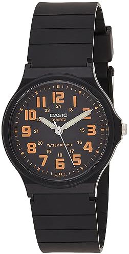 Casio Dameklokke MQ 71 4BDF Collection Sort/Gummi Ø34 mm
