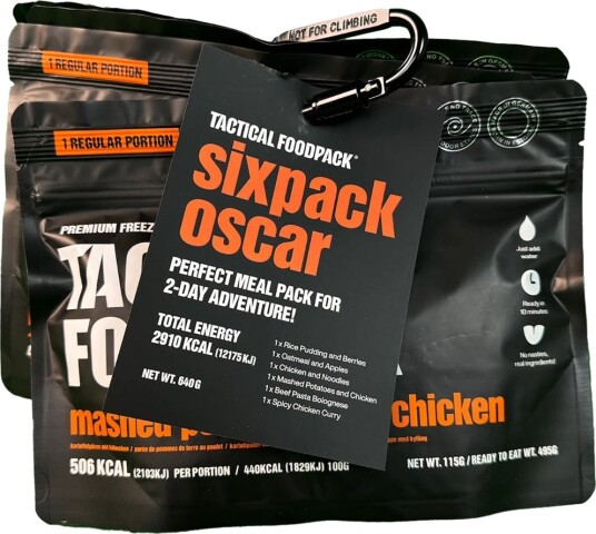 Tactical Foodpack Sixpack Oscar Black/orange