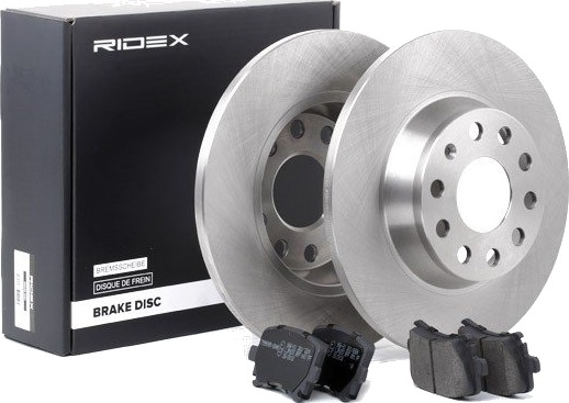 Bremseskiver og klosser RIDEX 3405B0009