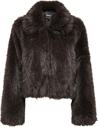 ONLY Onlmanny Faux Fur Jacket Otw Noos Brown L ONLY Onlmanny Faux Fur Jacket Otw Noos Brown L