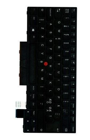 Lenovo Darfon - Brbart tastatur - til utskifting - Nordisk - Svart