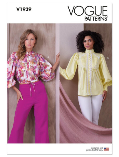 Vogue 1939 - Bluse Y5 (18-20-22-24-26)
