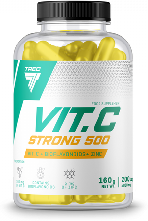 TREC NUTRITION Trec Vit. C strong 500 - 100 kaps TREC NUTRITION Trec Vit. C strong 500 - 100 kaps