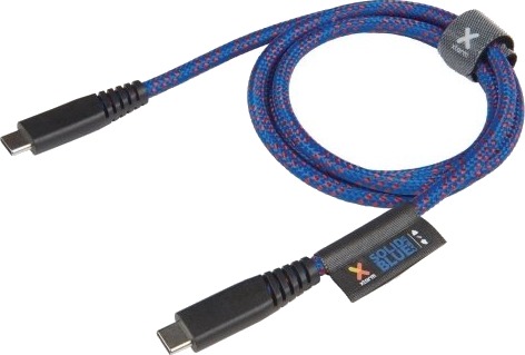 Xtorm Solid Blue, 1 M, Usb C, Usb C, Usb 3.2 Gen 1 (3.1 Gen 1), 10 Gbit/Sek, Blå Xtorm Solid Blue, 1 M, Usb C, Usb C, Usb 3.2 Gen 1 (3.1 Gen 1), 10 Gbit/Sek, Blå